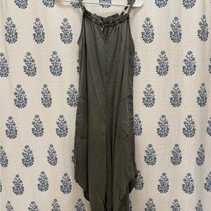 Cato Olive Green Cropped Jumpsuit